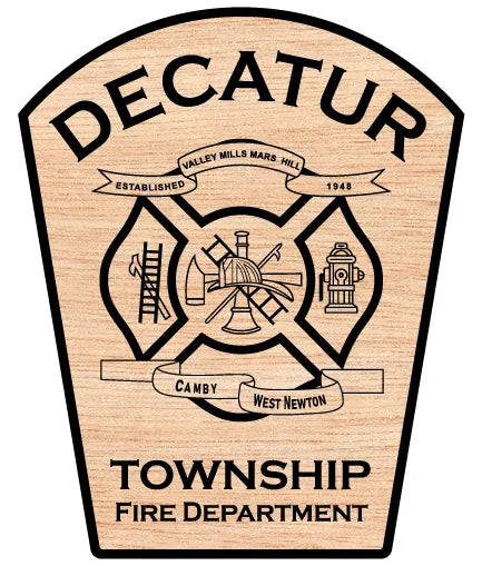 Decatur Township Fire Department Patch SVG Indiana Fire Rescue Vector