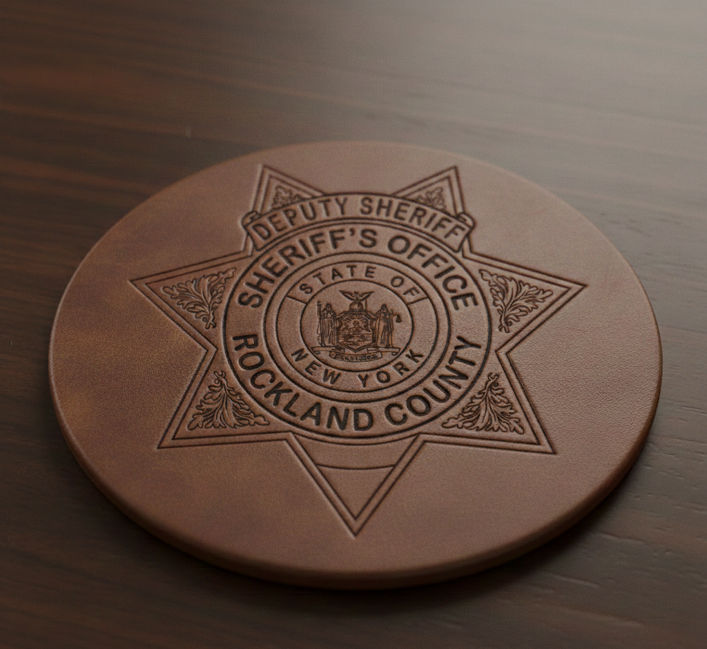 Rockland County Deputy Sheriff Badge SVG

New York Law Enforcement Vector Design

NY State Seal Police Emblem

Deputy Sheriff Star for Engraving

Rockland County Shield CNC File