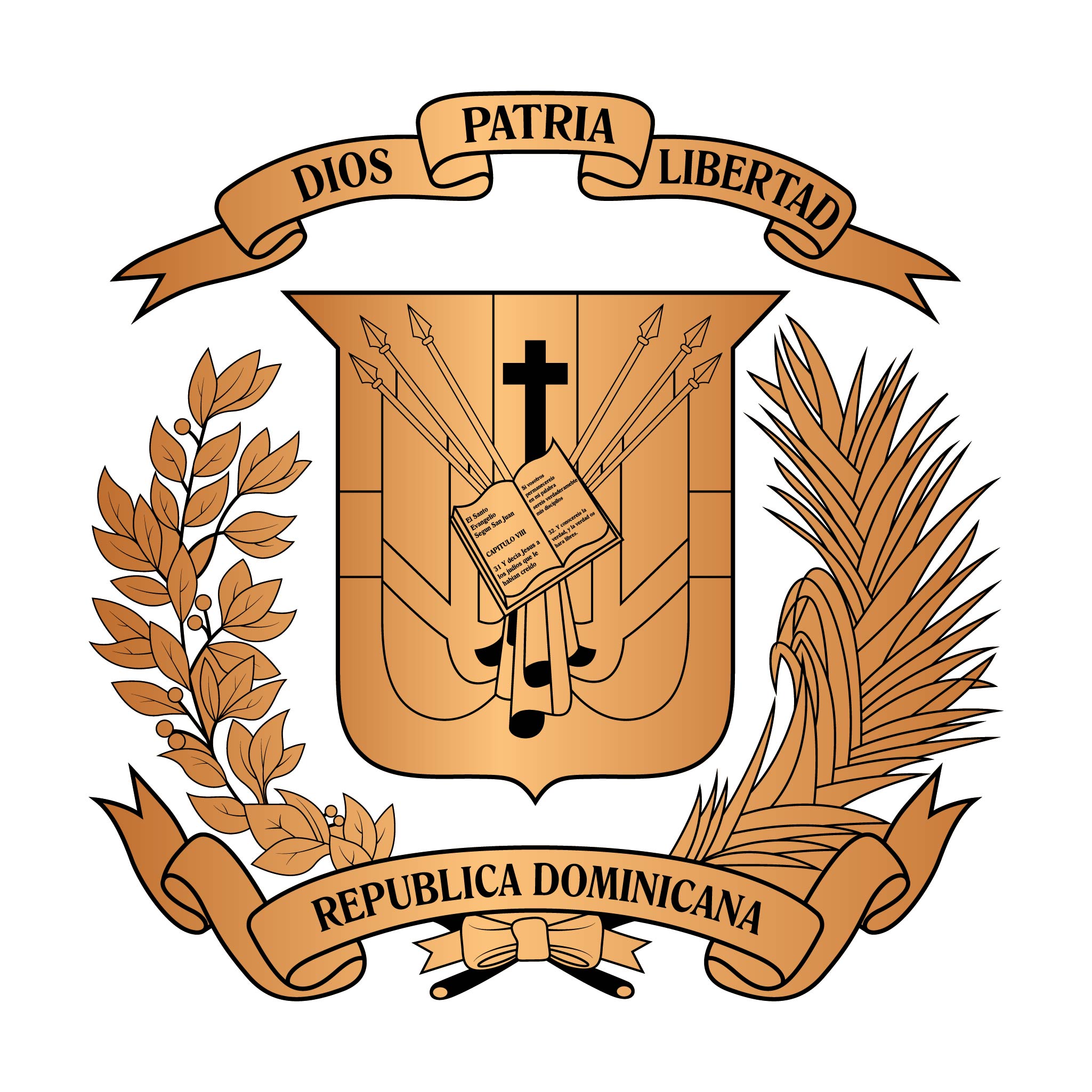 Coat of Arms of the Dominican Republic SVG for CNC

Dominican Republic National Emblem Vector for Laser Engraving

Dominican Republic Shield Emblem for Wood Carving

Professional Dominican Republic Coat of Arms Vector Design

Dominican Republic SVG Emblem Logo for CNC Router Projects