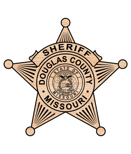 Douglas County Missouri Sheriff Star Badge SVG for CNC

Douglas County MO Sheriff Star Vector for Laser Engraving

Douglas County Missouri Law Enforcement Emblem for Wood Carving

Professional Missouri Sheriff Star Badge Vector Design

Douglas County Sheriff SVG Logo for CNC Router Projects