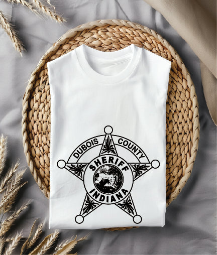 Dubois County Sheriff Badge SVG Indiana Law Enforcement Vector