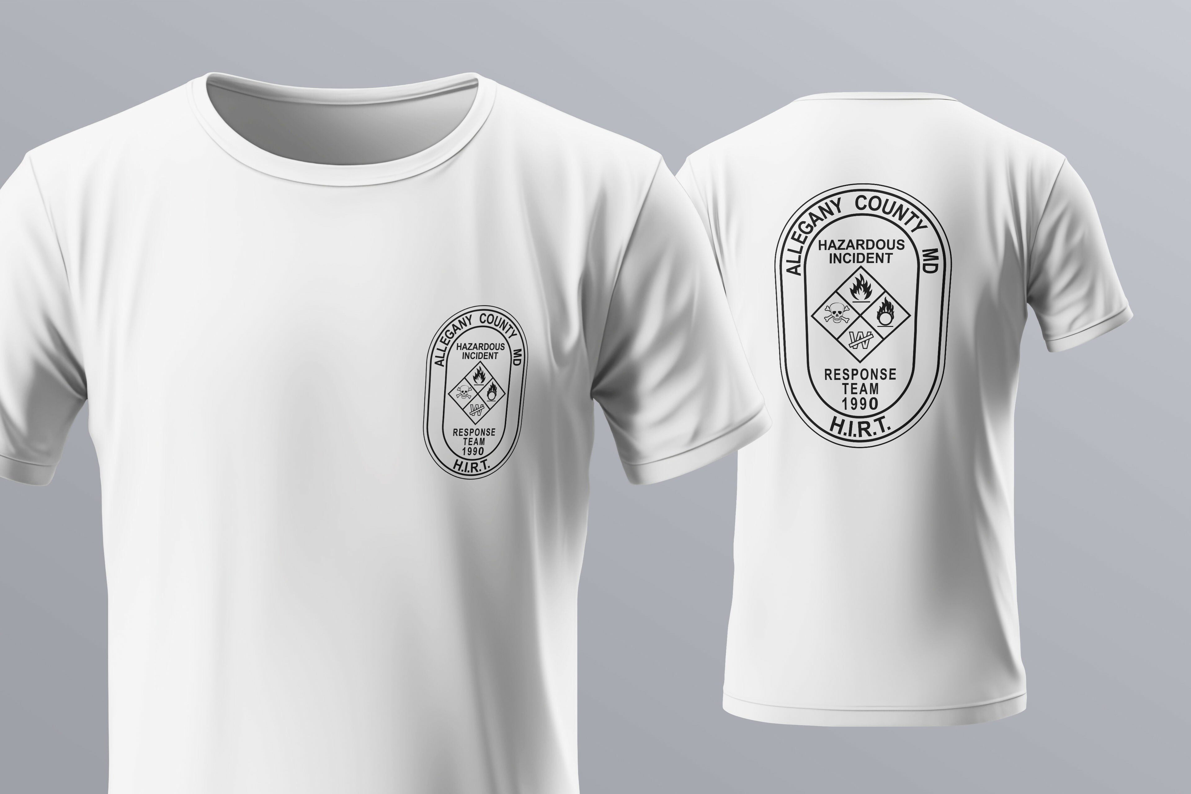 Allegany County Md H.I.R.T Tshirt Design