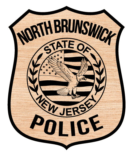 North Brunswick Police Patch SVG

New Jersey Law Enforcement Vector Design

Eagle and American Flag Police Emblem

Police Shield Laser Engraving File

North Brunswick NJ Sign CNC File