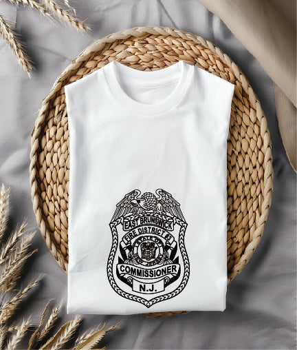 East Brunswick Fire District 3 Commissioner Badge SVG for CNC

East Brunswick NJ Fire Badge Vector for Laser Engraving

New Jersey Fire Commissioner Emblem for Wood Carving

Professional East Brunswick Fire Shield Design

East Brunswick Fire SVG Logo for CNC Router Projects