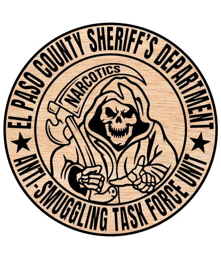 El Paso County Sheriff's Department Anti-Smuggling Task Force Unit Patch SVG Texas Law Enforcement Vector