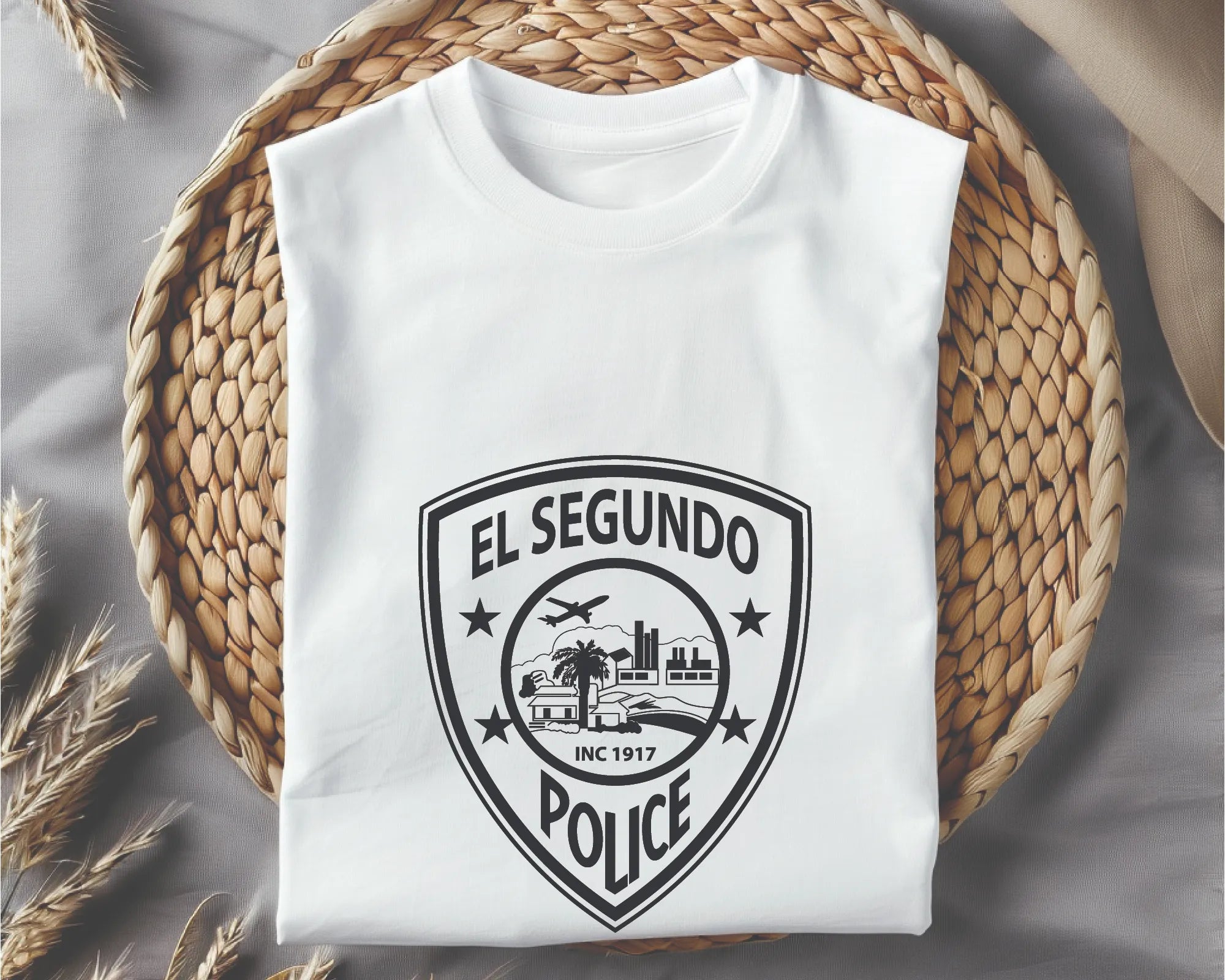 El Segundo Police Logo SVG

California Law Enforcement Vector

Police Emblem Engraving File

El Segundo Police Sign CNC File

Police Logo Vector for Laser Cutting