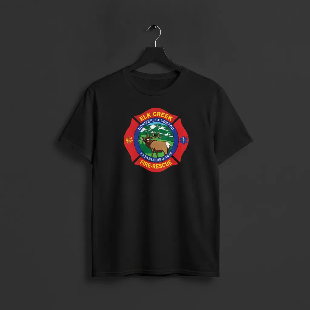 Elk Creek Fire Protection District Badge SVG

Conifer Colorado Firefighter Vector Design

Elk and Mountains Fire Rescue Engraving File

Full Color Maltese Cross Sign CNC File

Firefighter Scramble and Star of Life Vector