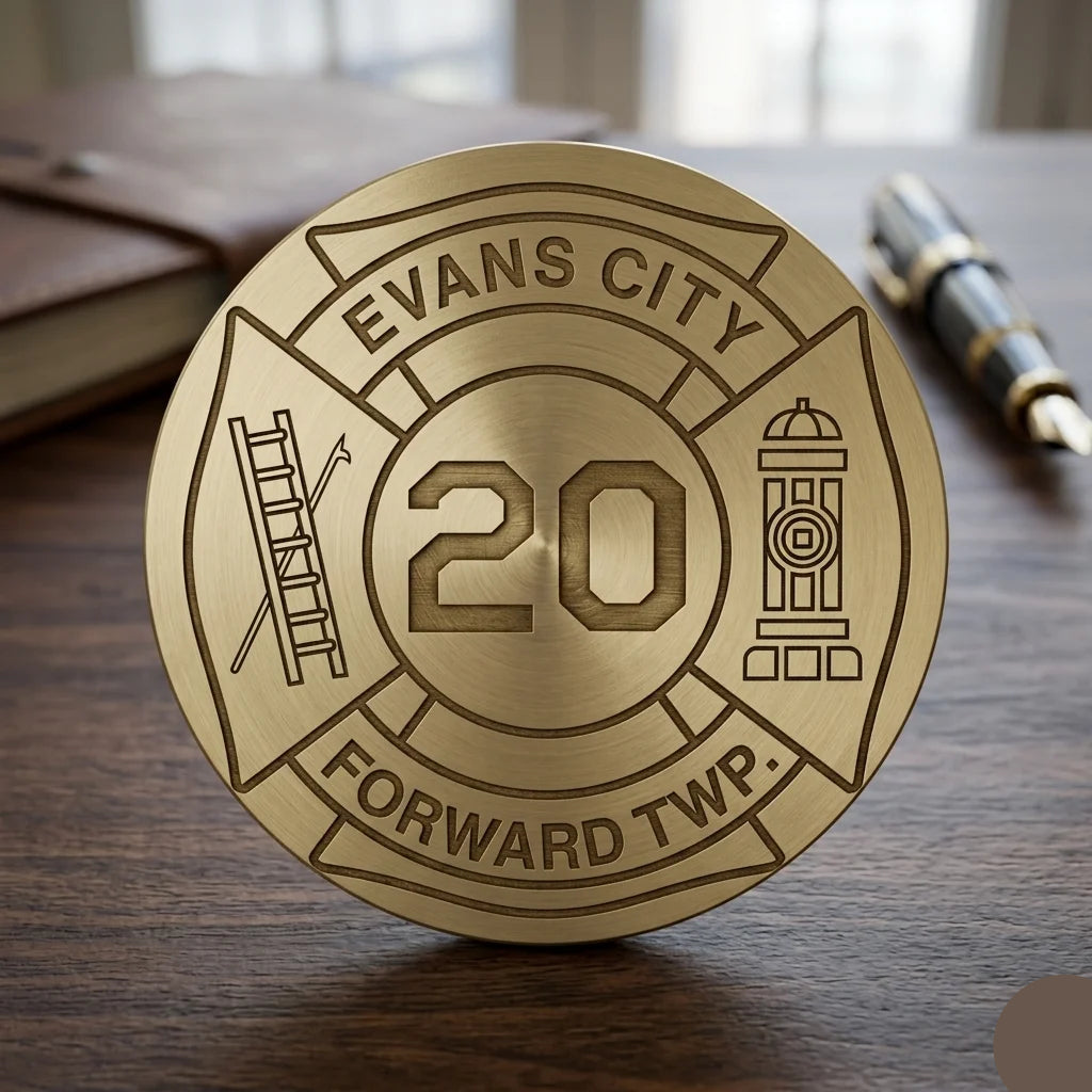 Evans City Forward Fire Department Logo SVG for CNC

Evans City Forward Fire Badge Vector for Laser Engraving

Pennsylvania Fire Department Emblem for Wood Carving

Professional Evans City Forward Maltese Cross Design

Evans City Forward Fire SVG Logo for CNC Router Projects