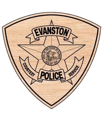 Evanston Police Department Patch Illinois SVG Law Enforcement Vector