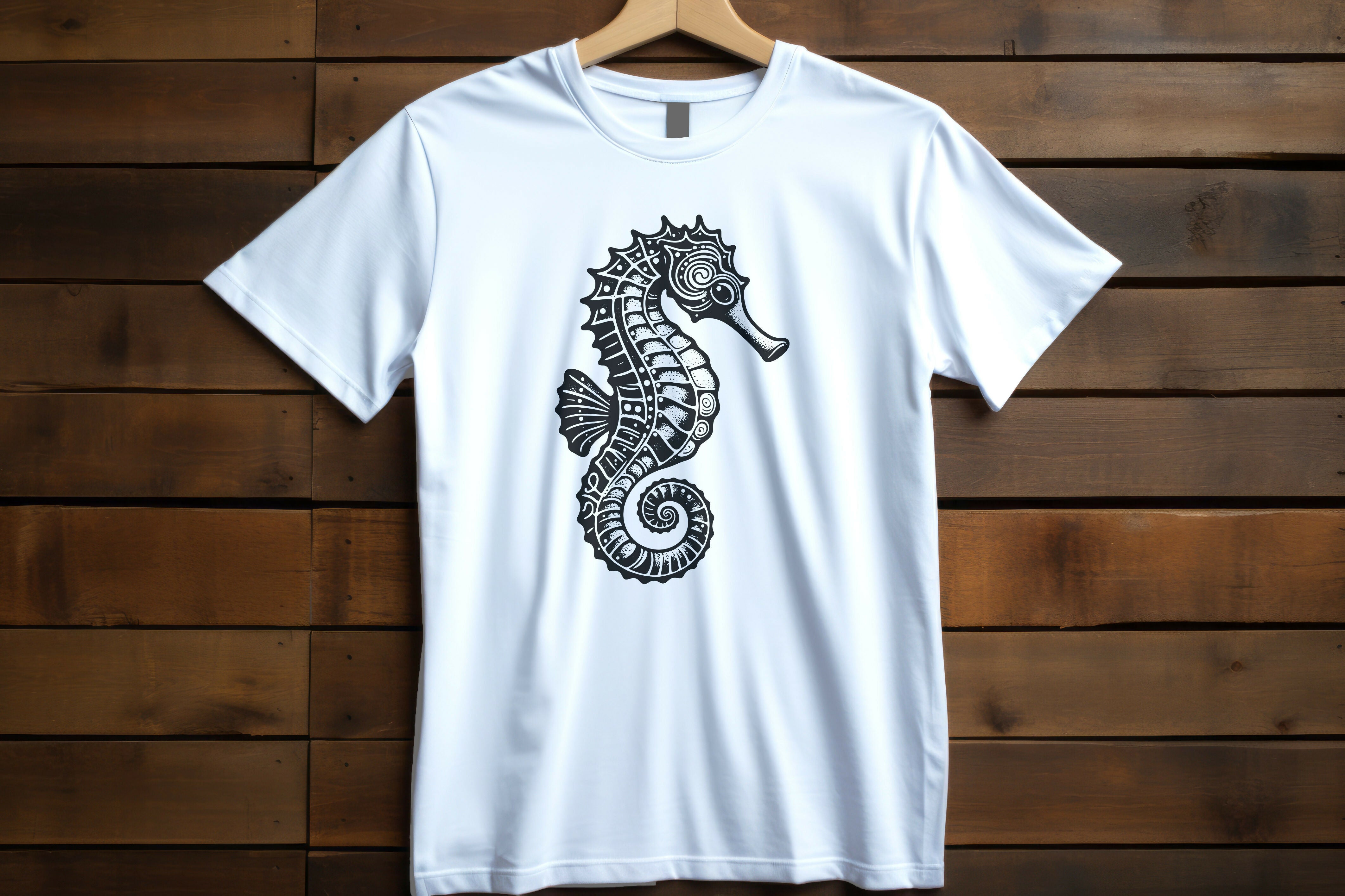 Sea Horse SVG  T-Shirt Design