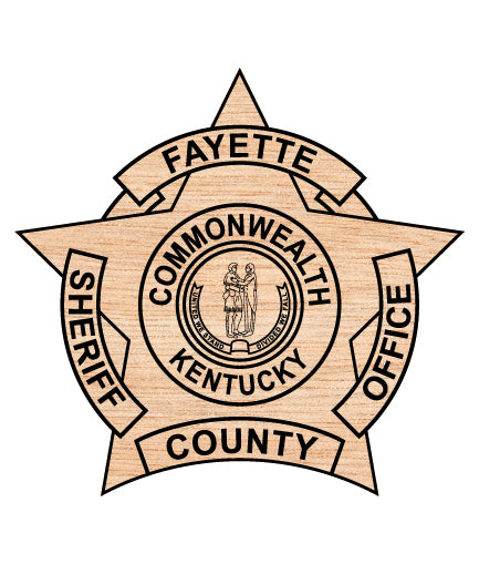 Fayette County Sheriff Badge SVG Kentucky Law Enforcement Vector