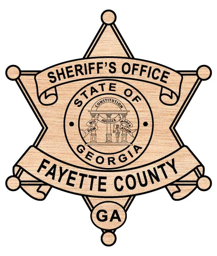 Fayette County Sheriff Badge SVG Georgia Law Enforcement Vector