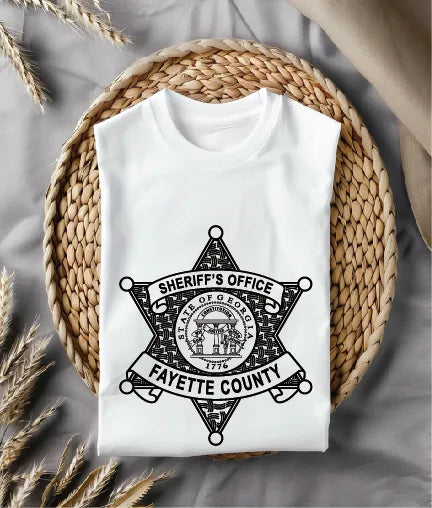 Fayette County Sheriff Badge SVG Georgia Law Enforcement Vector