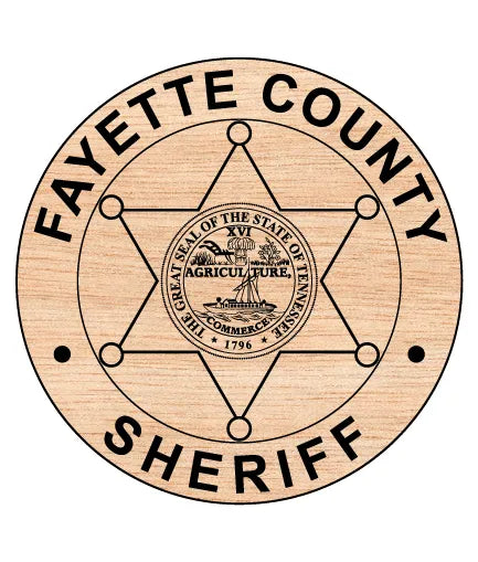 Fayette County Sheriff Badge Tennessee SVG Law Enforcement Vector