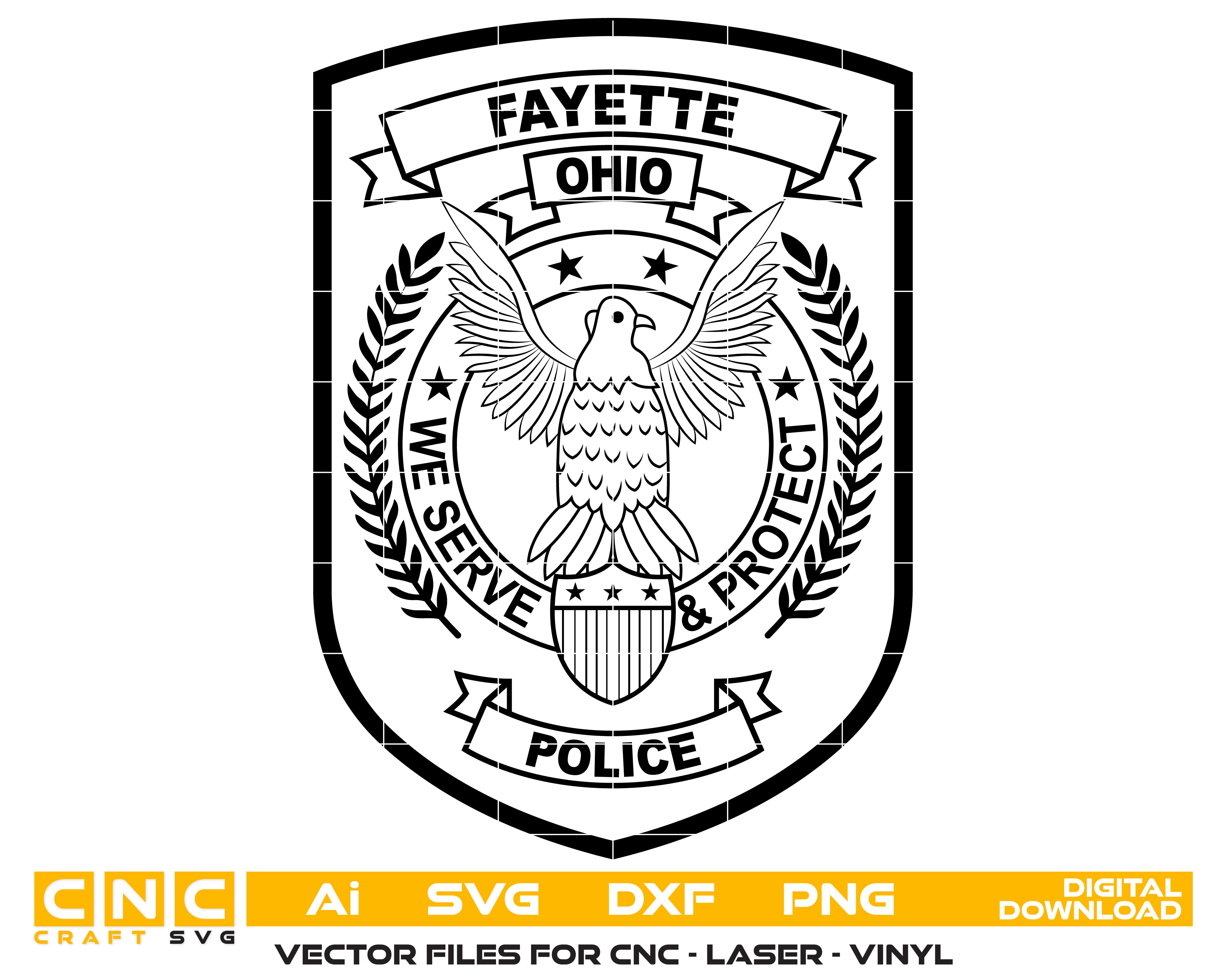 Fayette Police Department Patch SVG
Fayette Police Patch Vector
Law Enforcement Patch Fayette Ohio
Police Department Patch SVG
Fayette Police Department Emblem