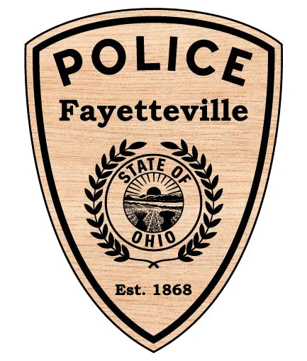 Fayetteville Police Department Patch SVG Ohio Law Enforcement Vector