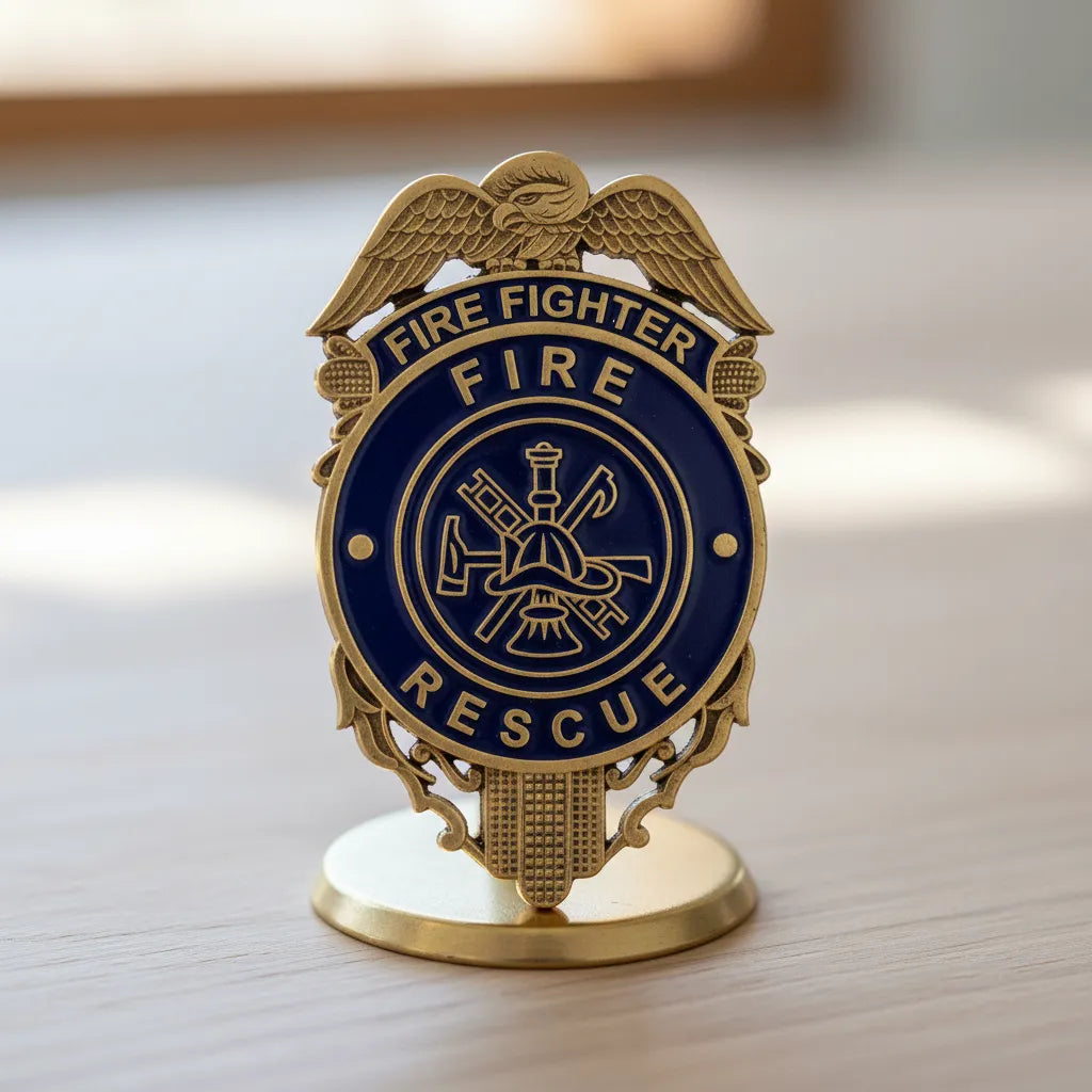 Firefighter Fire Rescue Official Badge SVG

Fire Service Eagle Badge Vector Design

Firefighter Scramble Helmet Axe Engraving File

Firehouse Retirement Plaque Sign CNC File

Eagle Crowned Fire Rescue Badge Vector for Lasers