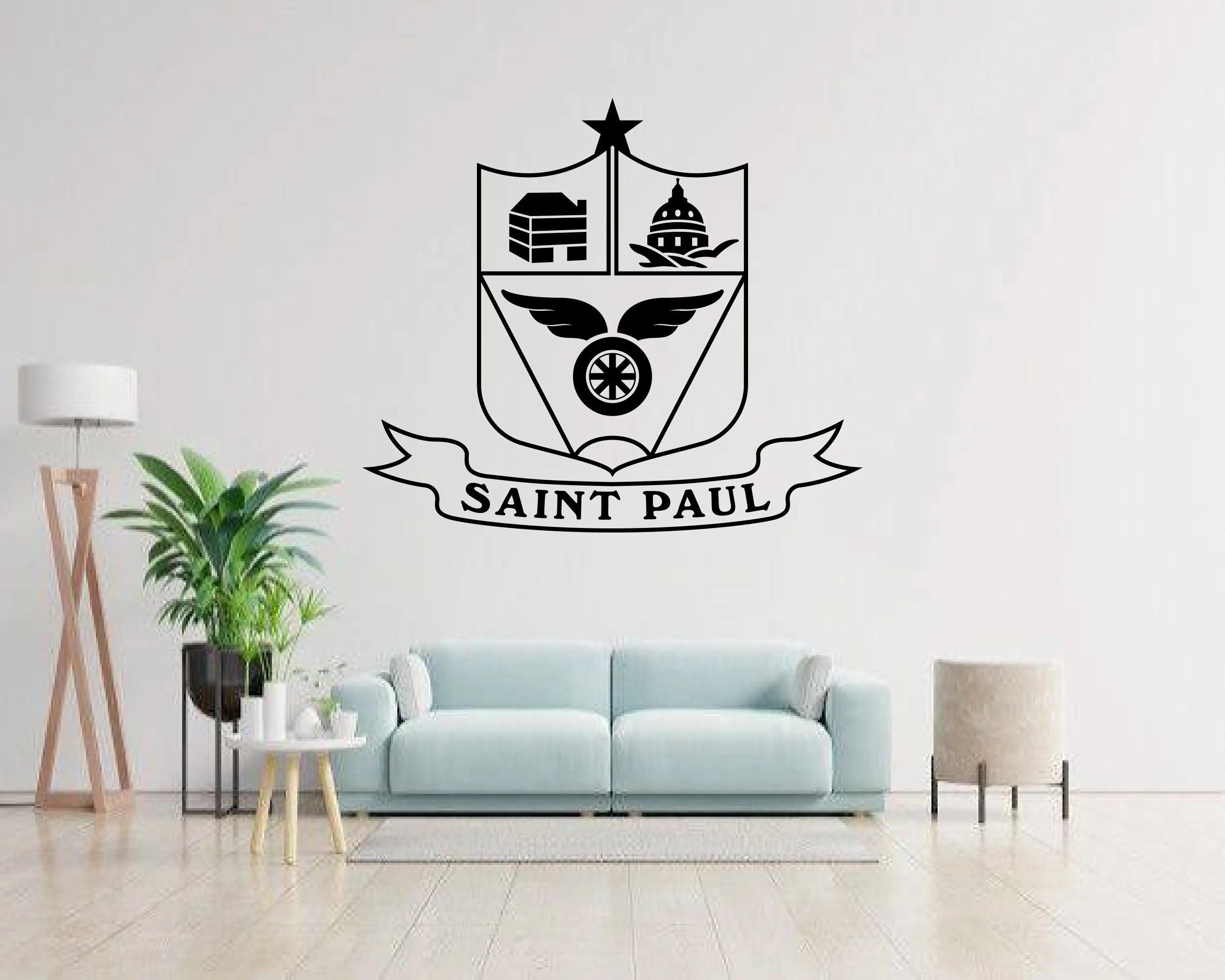 Flag of Saint Paul Logo Minnesota SVG Minnesota Municipal Vector
