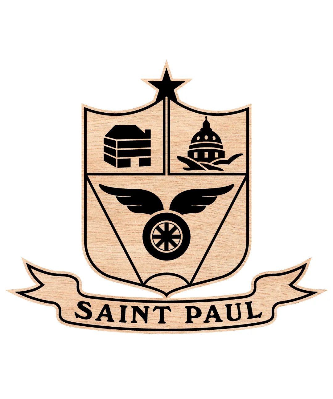 Flag of Saint Paul Logo Minnesota SVG Minnesota Municipal Vector