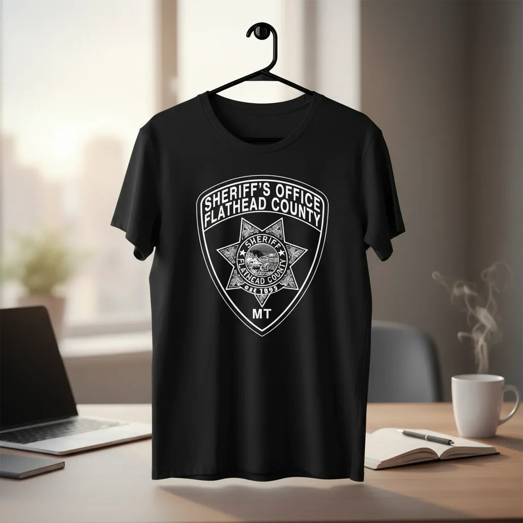 Flathead County Sheriff Patch SVG

Montana Law Enforcement Vector Design

6-Point Star Shield Engraving File

Flathead County MT Sheriff Sign CNC File

Oro y Plata Mountain Seal Vector for Laser Cutting