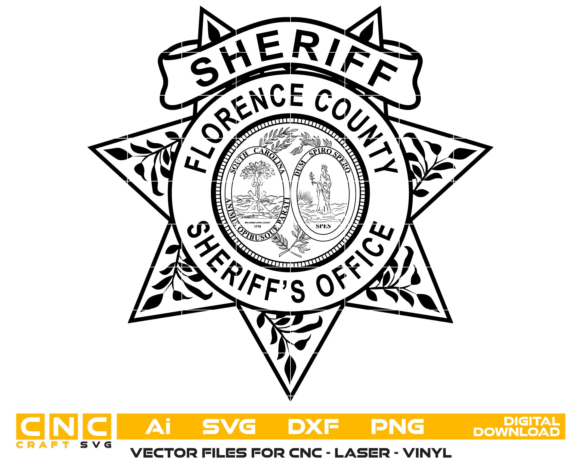 Florence County Sheriff’s Office Badge SVG
Florence County Sheriff Badge Vector
Law Enforcement Badge Florence County
Sheriff Office Badge SVG
Florence County Sheriff’s Office Emblem