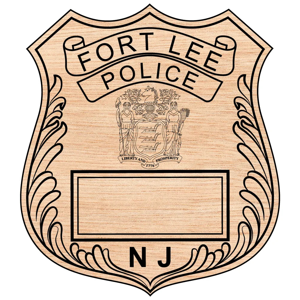 Fort Lee Police Department Badge SVG New Jersey Law Enforcement Vector