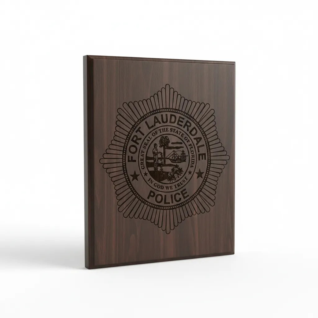 Fort Lauderdale Police Badge SVG

Florida Law Enforcement Vector Design

Sunburst Police Badge Engraving File

Fort Lauderdale FL Sign CNC File

State of Florida Seal Vector for Laser Cutting