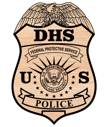 DHS Federal Protective Service Badge SVG

Homeland Security Police Vector

FPS Law Enforcement Shield Emblem

Officer Plaque Engraving File

DHS Police Sign CNC File