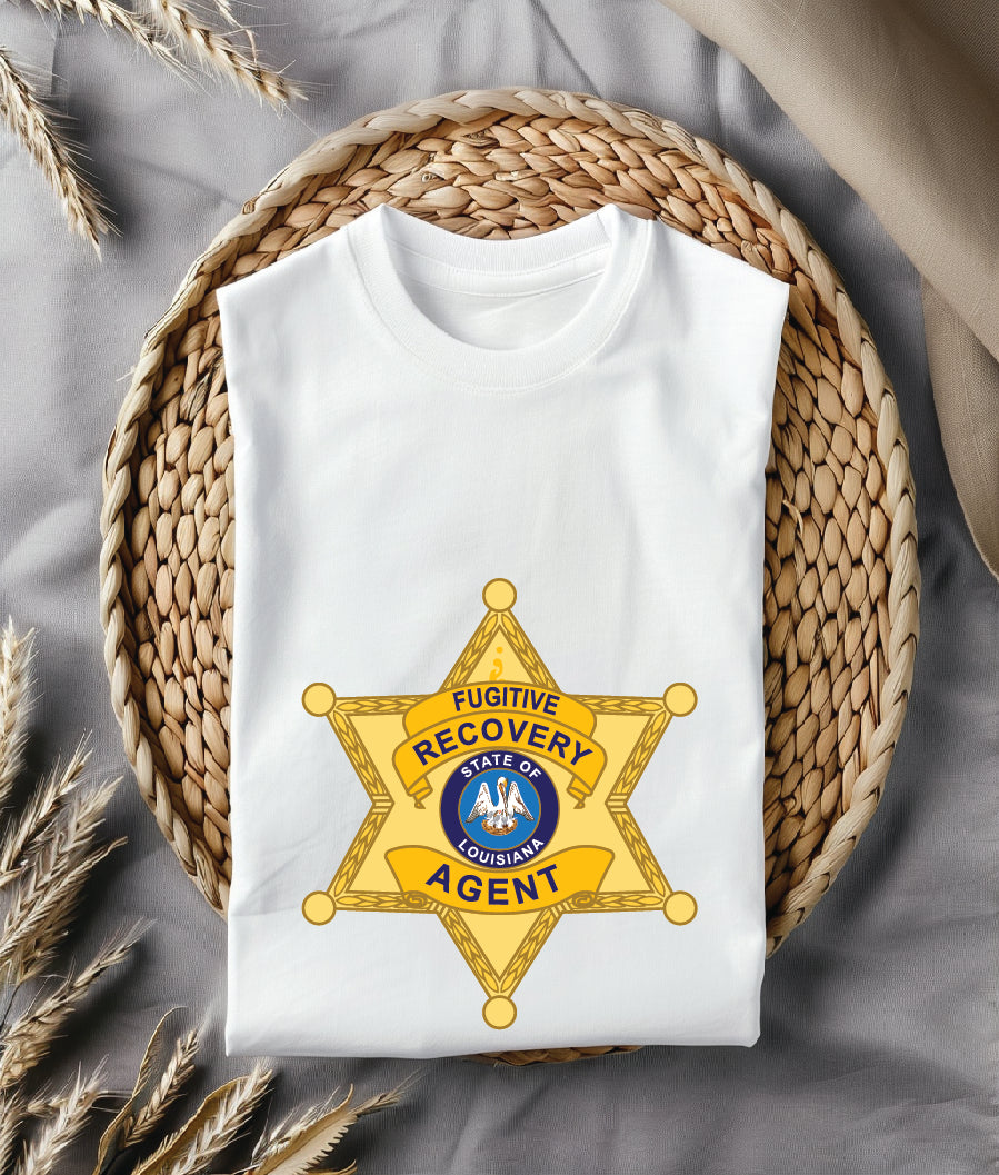 Louisiana Fugitive Recovery Badge SVG

Fugitive Recovery Agent Vector

Louisiana Bail Enforcement Badge

Bounty Hunter Badge Design

Recovery Agent Emblem Louisiana