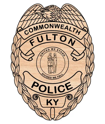 Fulton Police Department Badge Kentucky SVG Police Vector