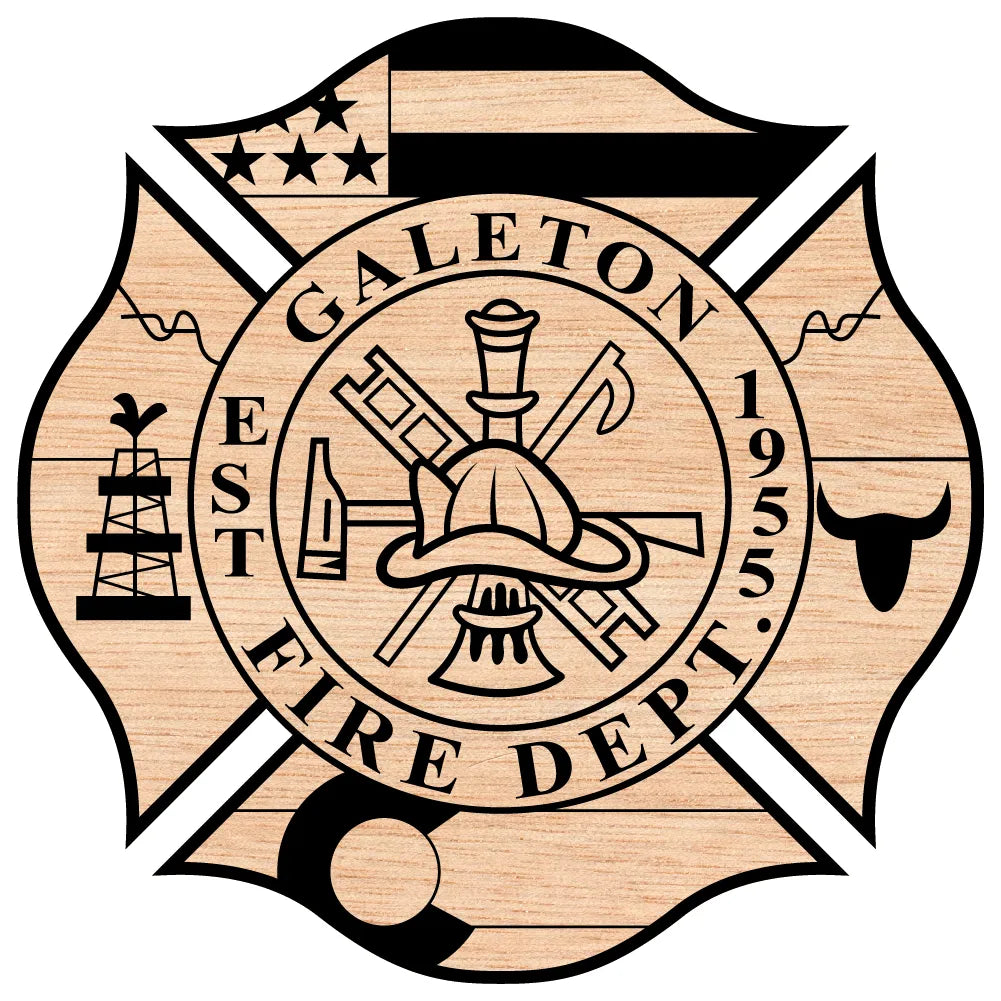 Galeton Fire Department Badge SVG Colorado Firefighter Vector
