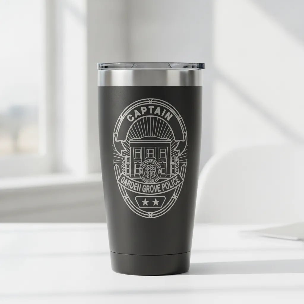 Garden Grove Police Captain Badge SVG

California Law Enforcement Shield Vector

Garden Grove City Seal Engraving File

Police Captain Badge Sign CNC File

Two Star Police Shield Vector for Lasers