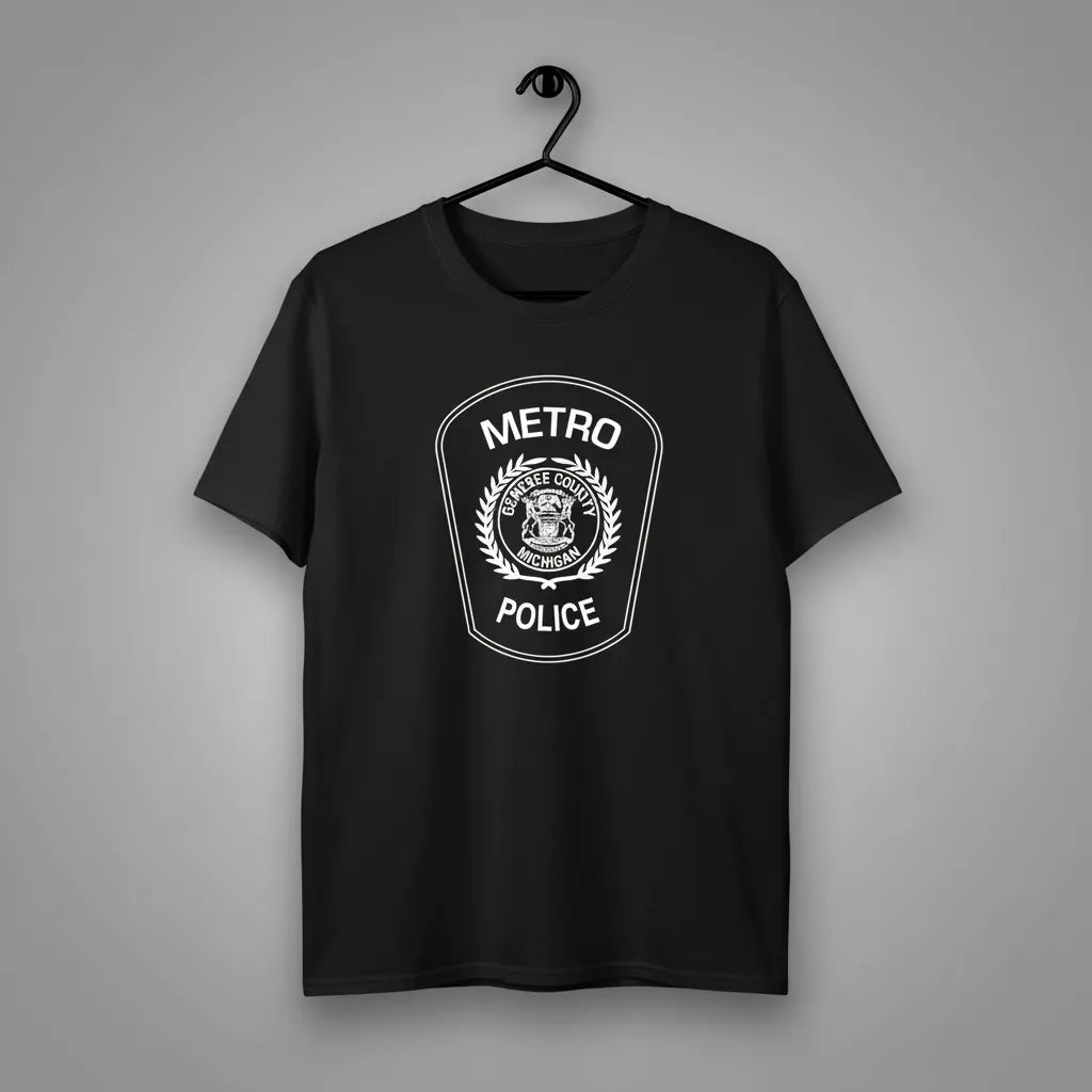 Genesee County Metro Police Patch SVG

Michigan Law Enforcement Vector Design

Police Shield Patch Engraving File

Genesee County MI Police Sign CNC File

Michigan State Outline Vector for Lasers