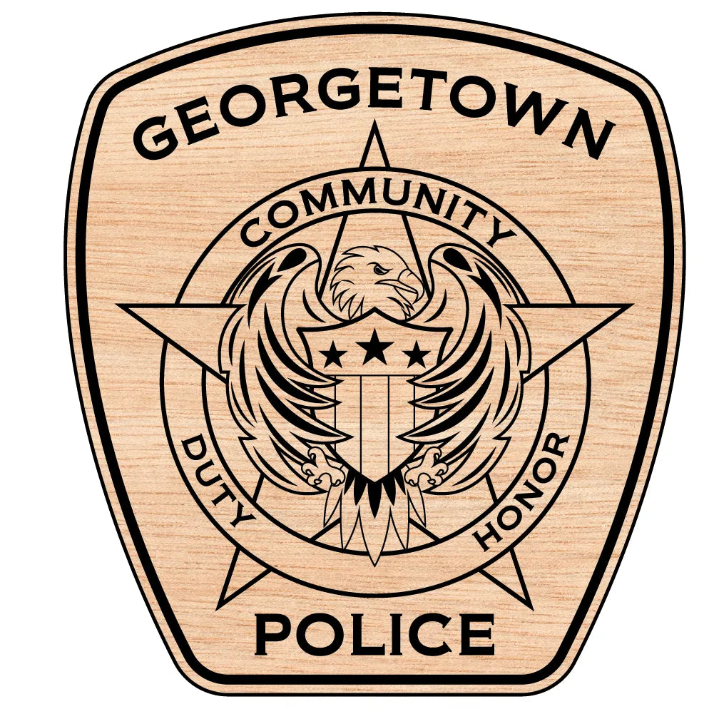 Georgetown Community Police Department Patch SVG Law Enforcement Vector