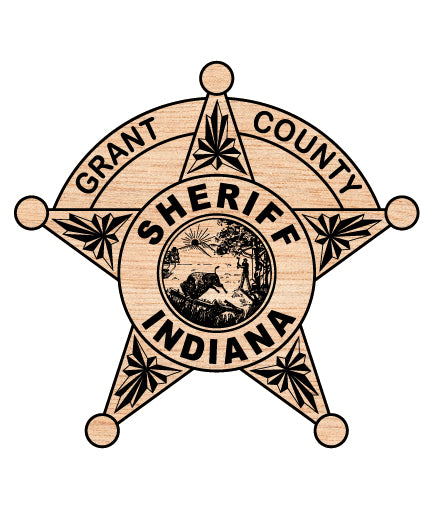 Grant County Sheriff Badge SVG Indiana Law Enforcement Vector