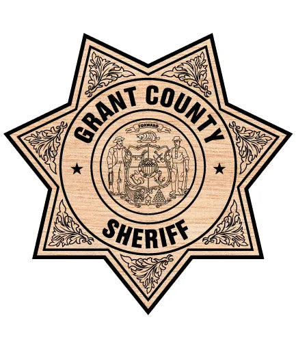 Grant County Sheriff Badge SVG Law Enforcement Vector