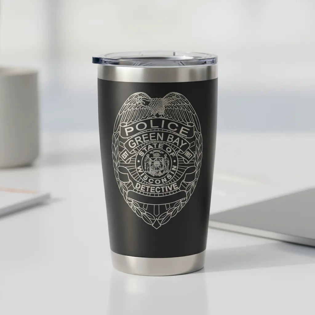 Green Bay Police Detective Badge SVG

Wisconsin Law Enforcement Vector Design

Detective Badge Engraving File

Green Bay Police Sign CNC File

Shield Badge Vector for Laser Cutting