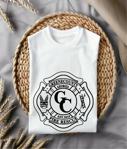 Greene County Fire Rescue Badge Georgia SVG Fire Rescue Vector