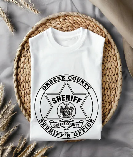 Greene County Sheriff's Office Badge New York SVG Law Enforcement Vector