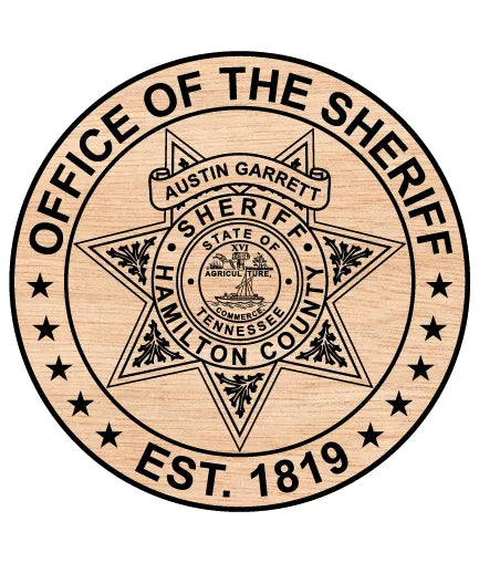 Hamilton County Sheriff Austin Garrett Badge Coin Tennessee SVG Sheriff Vector