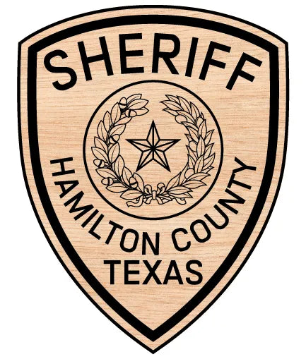 Hamilton County Sheriff's Office Patch Texas SVG Sheriff Vector