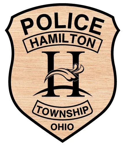 Hamilton Township Police Department Badge Ohio SVG Law Enforcement Vector