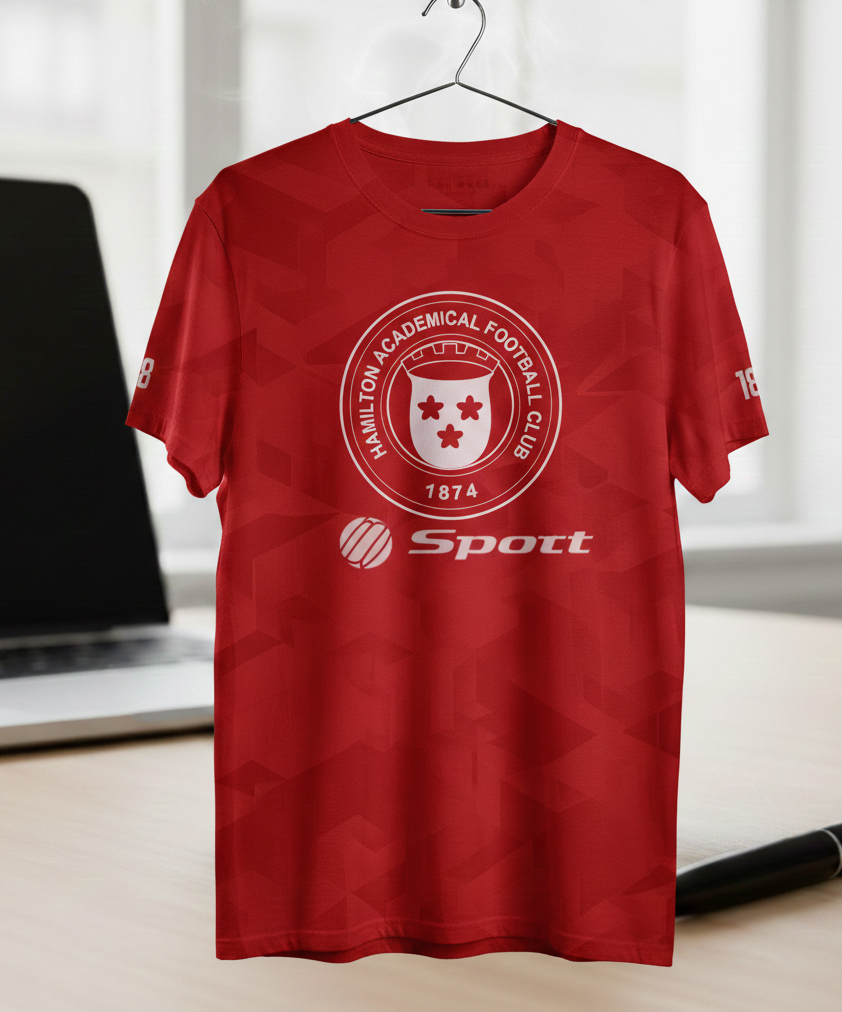 Football Store Hamilton Hamilton Academical FC Logo SVG, The Accies Football Crest Vector
