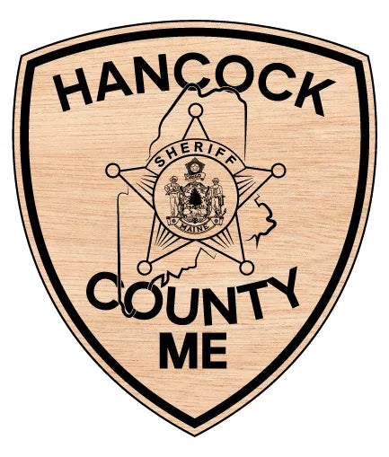 Hancock County Sheriff's Office Patch Maine SVG Sheriff Vector