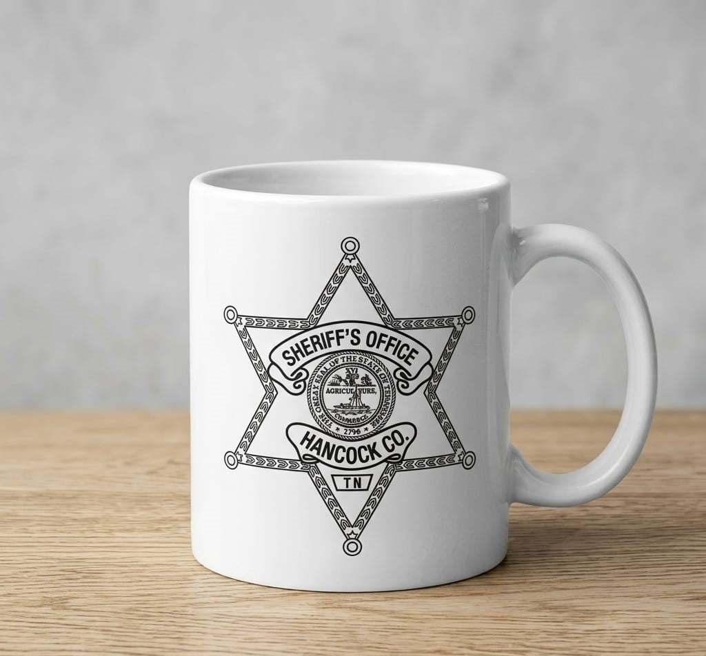 Hancock County Sheriff Badge SVG

Tennessee Law Enforcement Vector

Sheriff Office 5-Point Star Emblem

Deputy Plaque Engraving File

Hancock County Sign CNC File