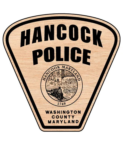 Hancock Police Patch Washington County Maryland SVG Police Vector