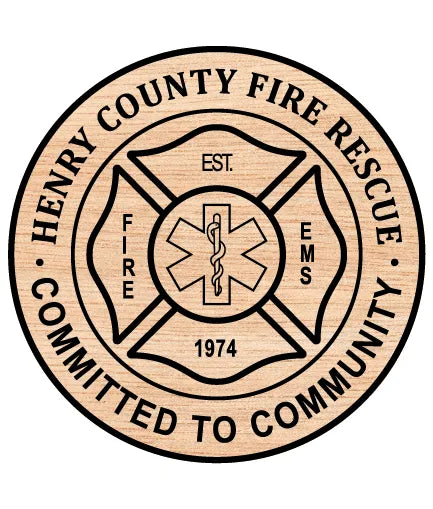 Henry County Fire Rescue Committed to Community Badge SVG Fire Rescue Vector   