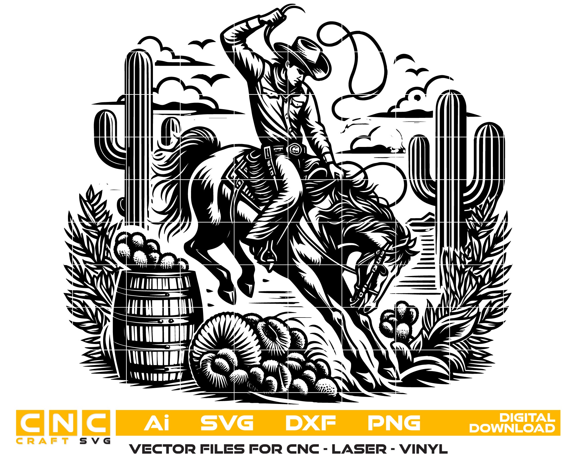 Horse Rider Vector