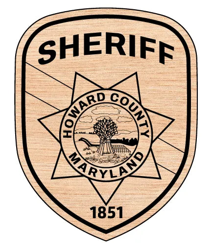 Howard County Sheriff's Office Patch Maryland SVG Police Vector