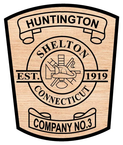 Huntington Fire Company No. 3 Patch Connecticut SVG Firefighter Vector